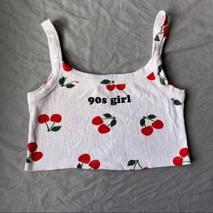 CHERRY CROPTOP